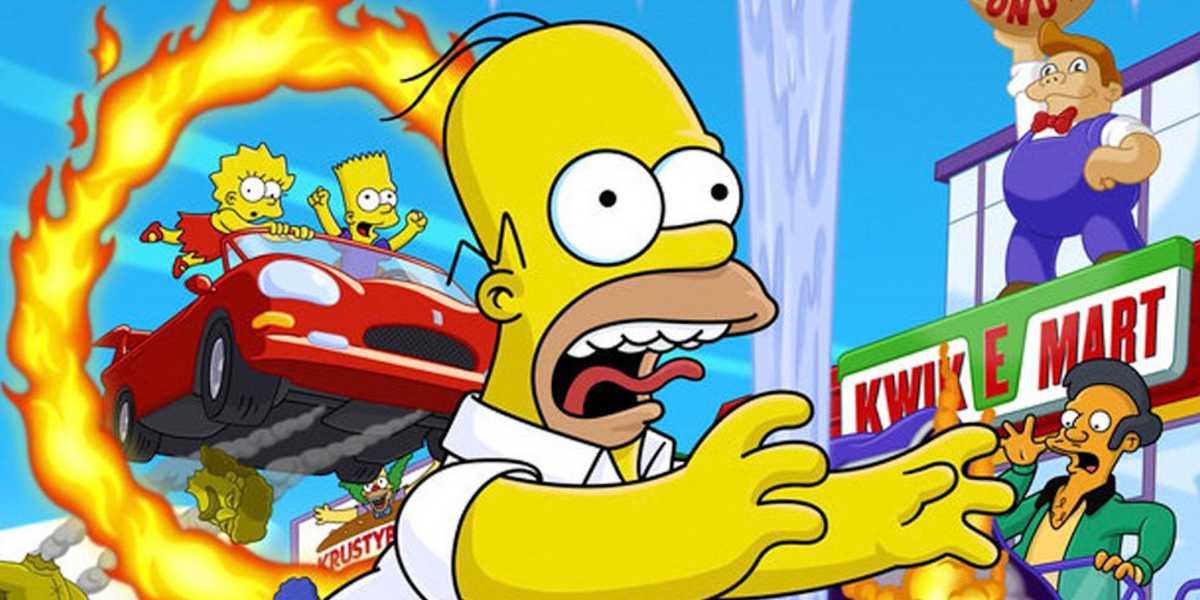 Hit and run simpsons карта